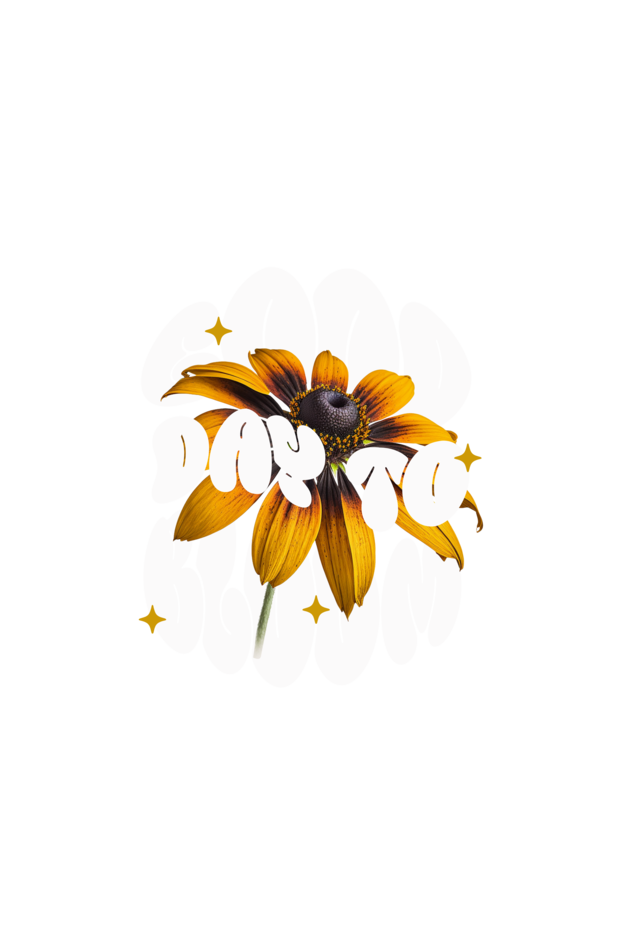 Maroon Bloom Flower Graphic Oversized T-shirt