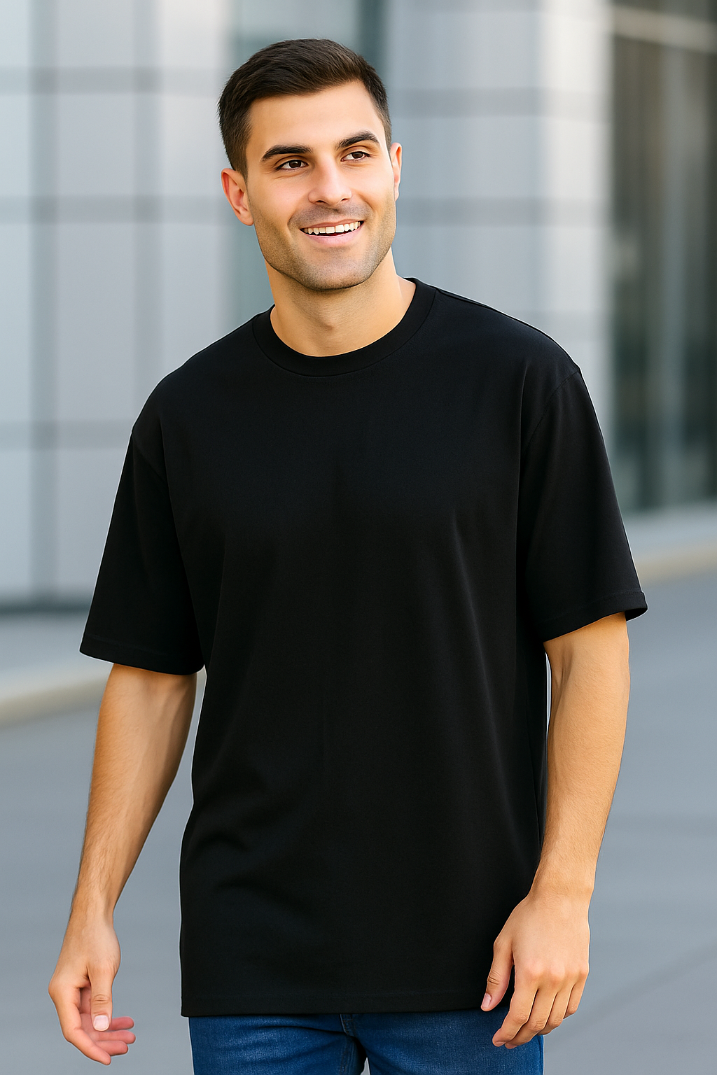 Black Oversized T-shirt