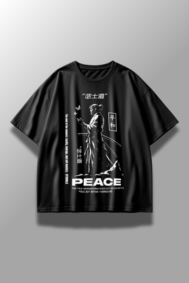 Samurai Peace Oversized T-Shirt