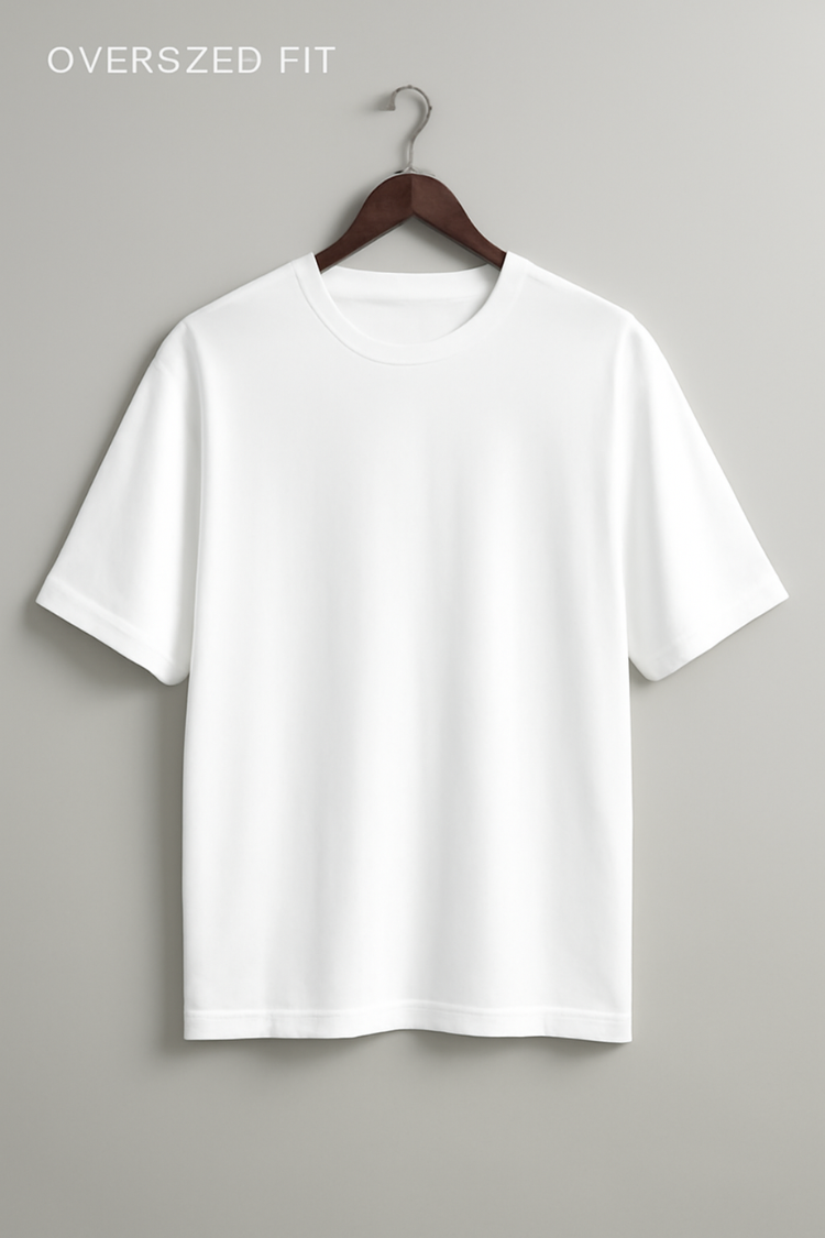 White oversized t shirt