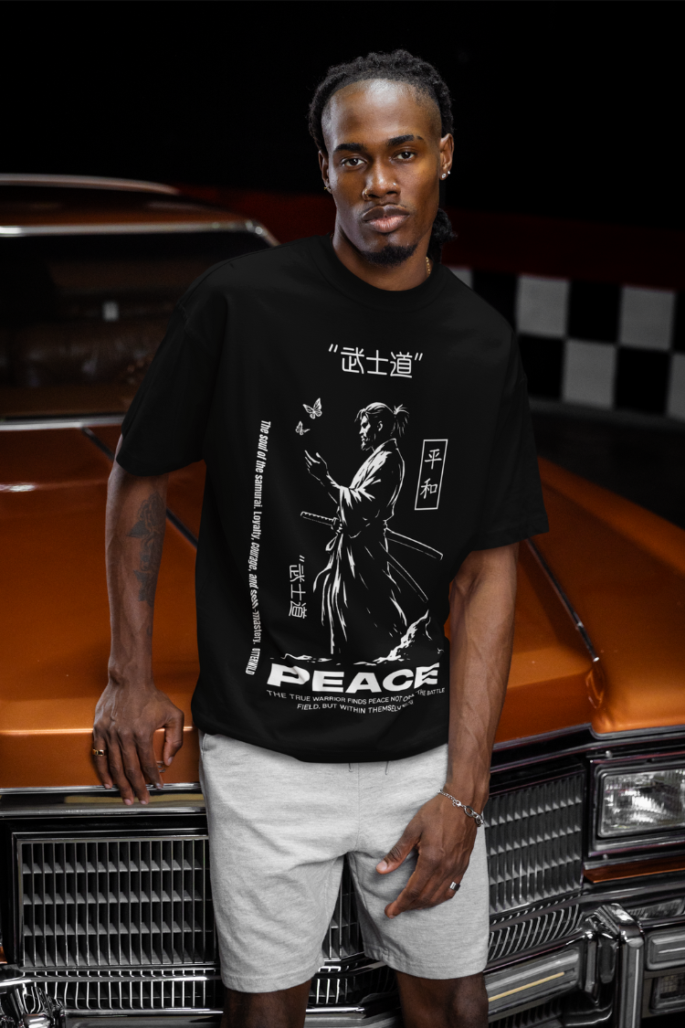 Samurai Peace Oversized T-Shirt