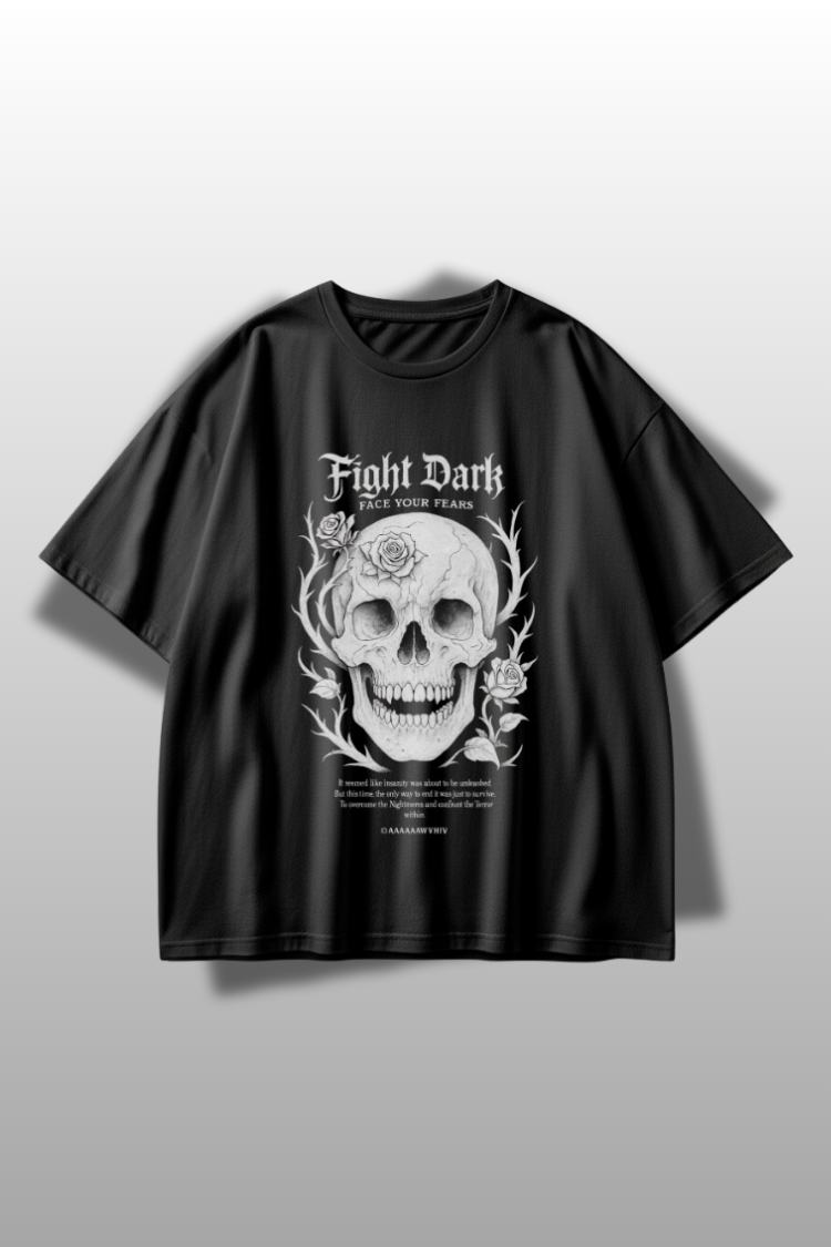 Skull Oversized Tee