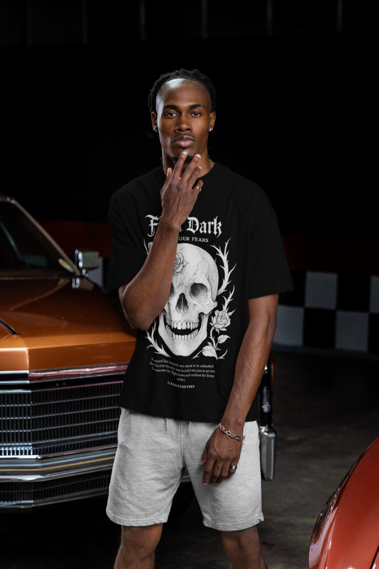 Skull Oversized Tee