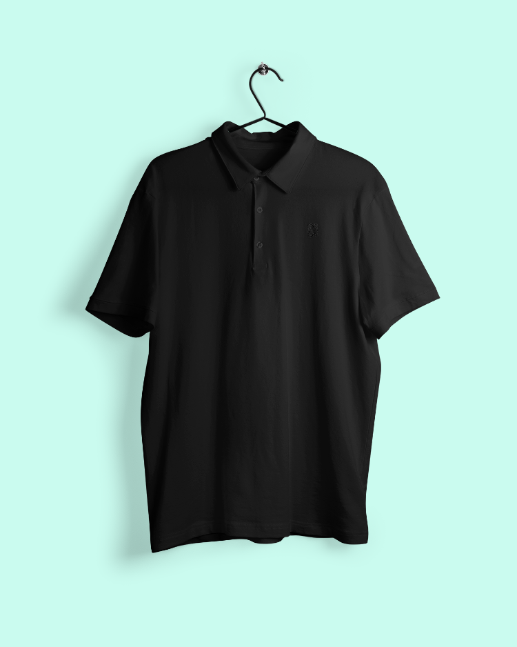 Classic Black Polo T-Shirt