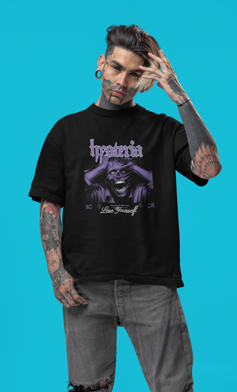 Hysteria Printed Oversized T-shirt