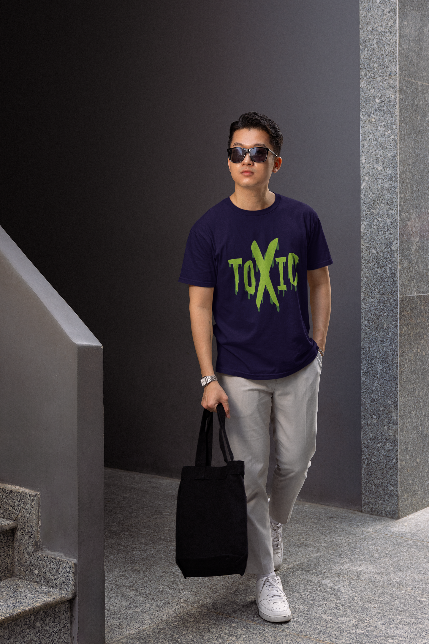 Toxic Printed Classic Fit T-shirt