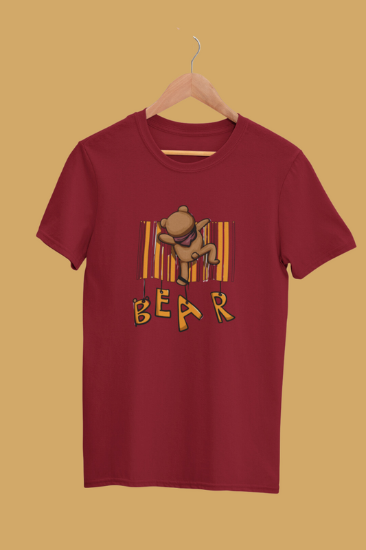 Classic Fit Bear Printed T-shirt