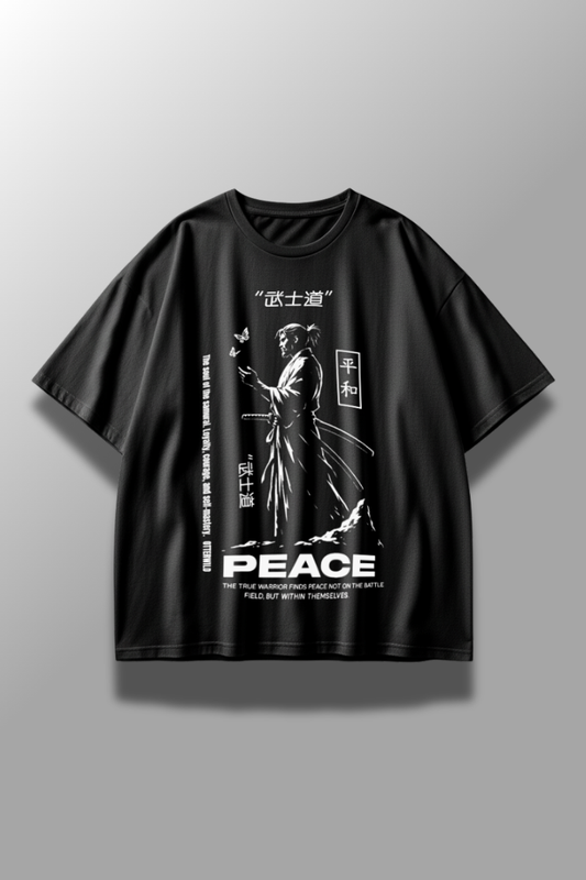 Samurai Peace Oversized T-Shirt