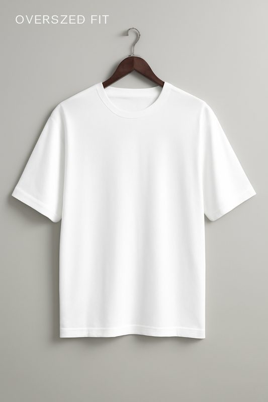 White oversized t shirt