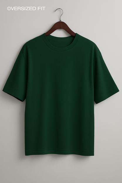Bottle Green Oversized T-shirt