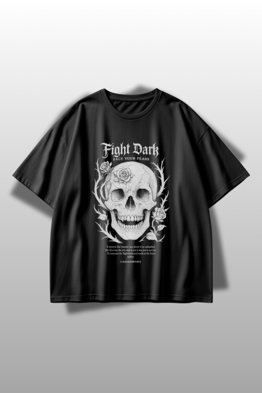 Skull Oversized Tee